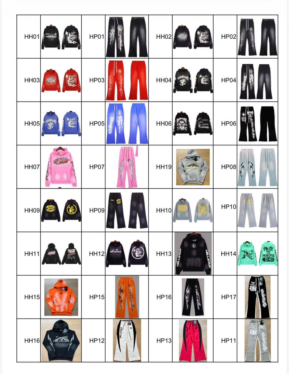 Any Hellstar hoodie or pants