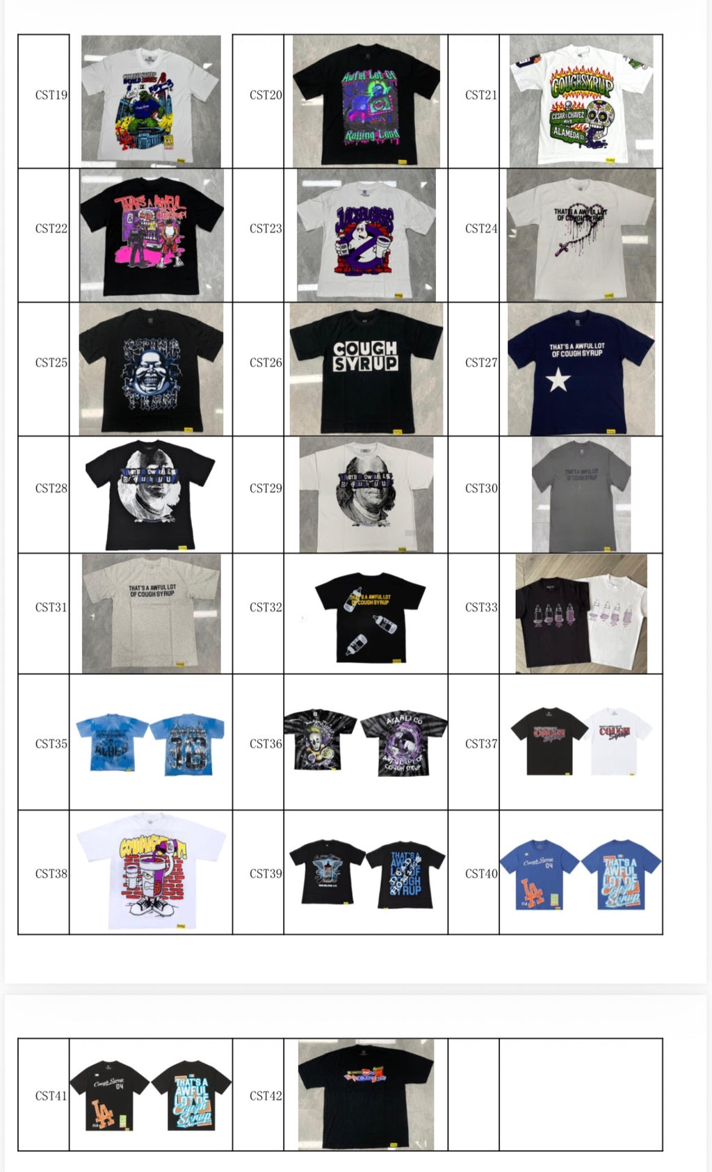 THATS A AWFUL LOT OF COUGH SYRUP shirts