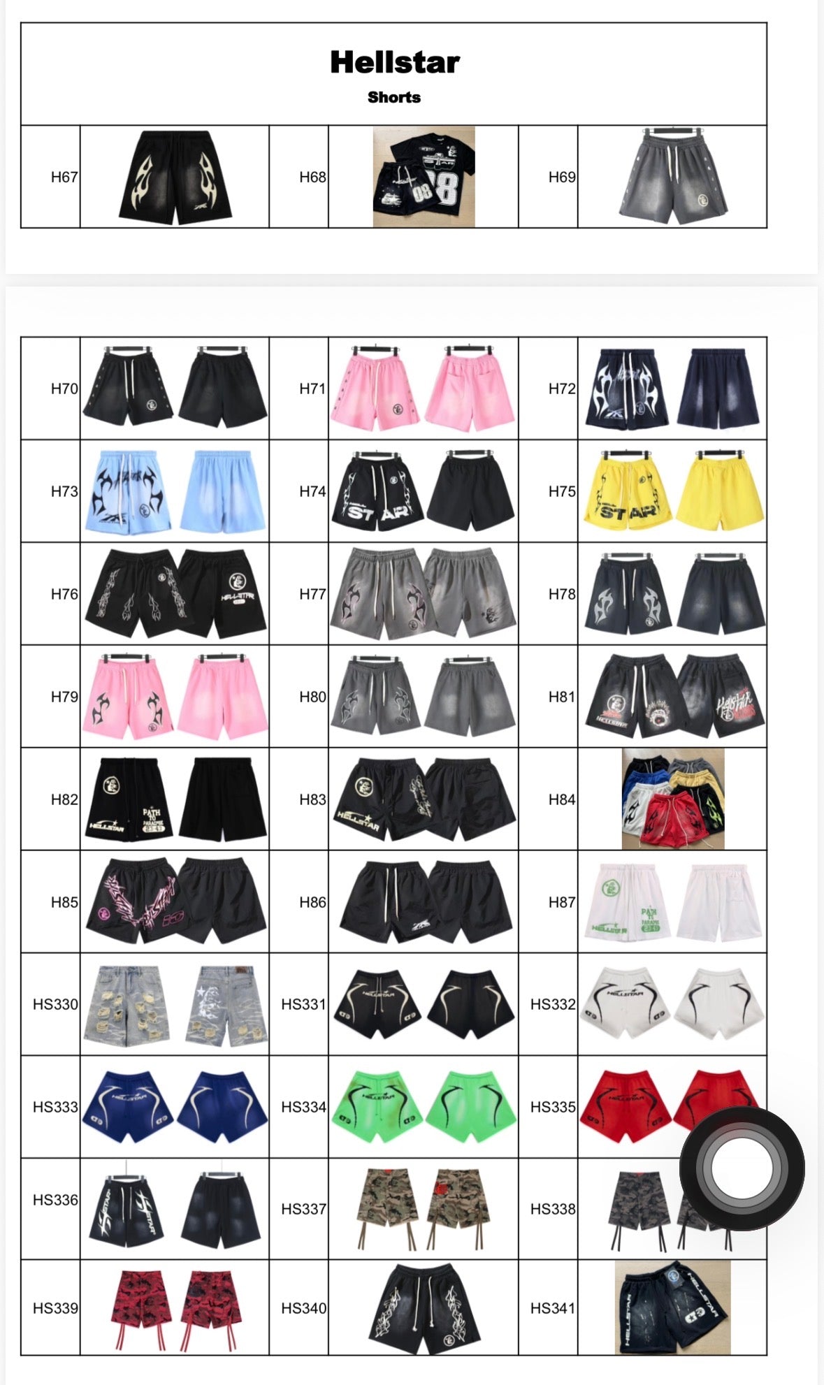 Hellstar shorts